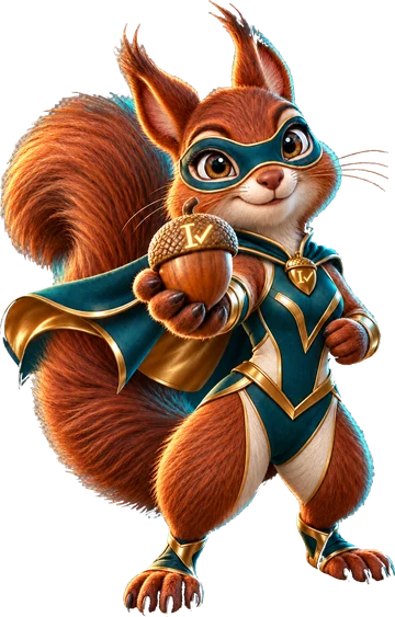 The Founder Squirrel, an INTIES chat Hero